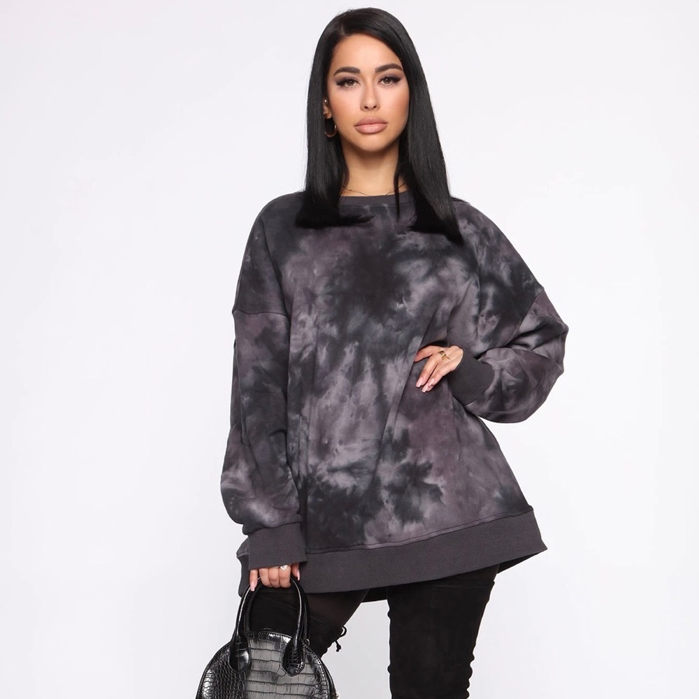 Stuck In Space Tie Dye Sweatshirt